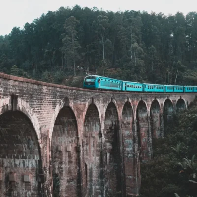 A train on the hill-country line, the rail day that anchors a 3 week sri lanka itinerary